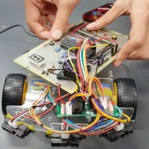 Intelligent Navigation Robotic Vehicle Photo